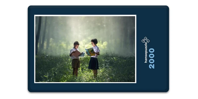 16804 Menschen - Wald-Kinder Puzzle