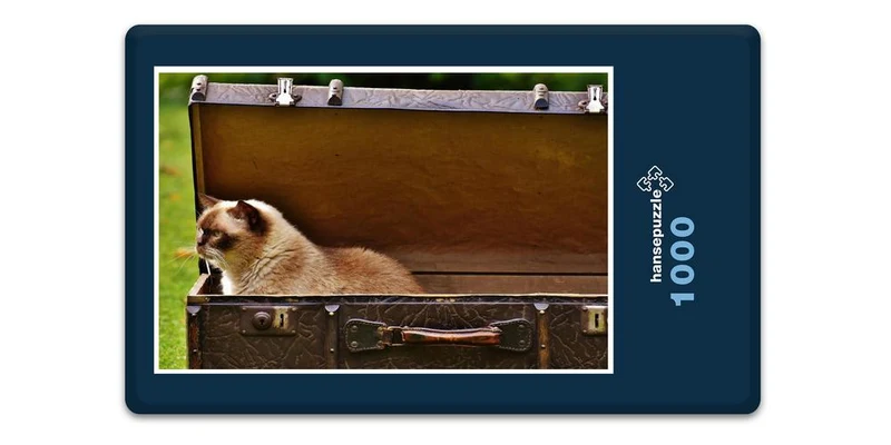 16667 Tierwelt - Katze im Koffer Puzzle