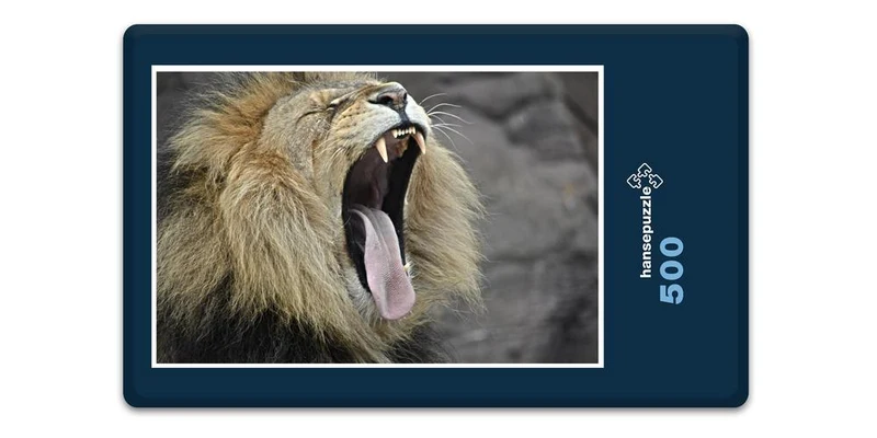 16630 Tierwelt - Hungriger Löwe Puzzle