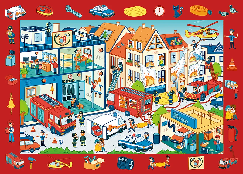 Visit the Fire Station - Observation Puzzle