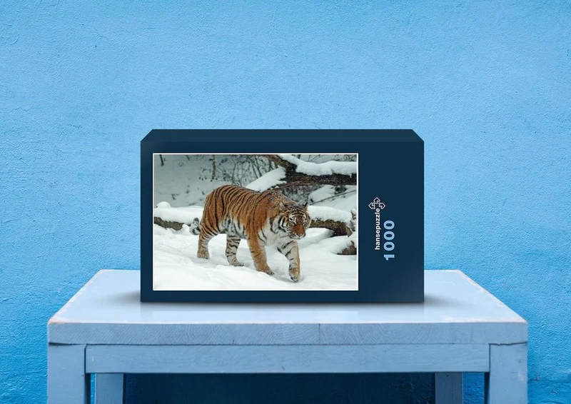 21247 Tierwelt - Tiger im Schnee Puzzle