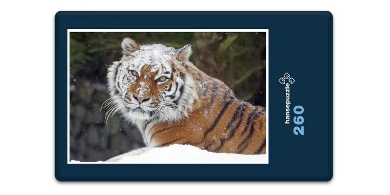 17109 Tierwelt - Schnee-Tiger Puzzle