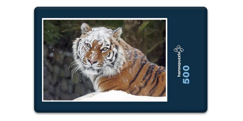 17109 Tierwelt - Schnee-Tiger Puzzle