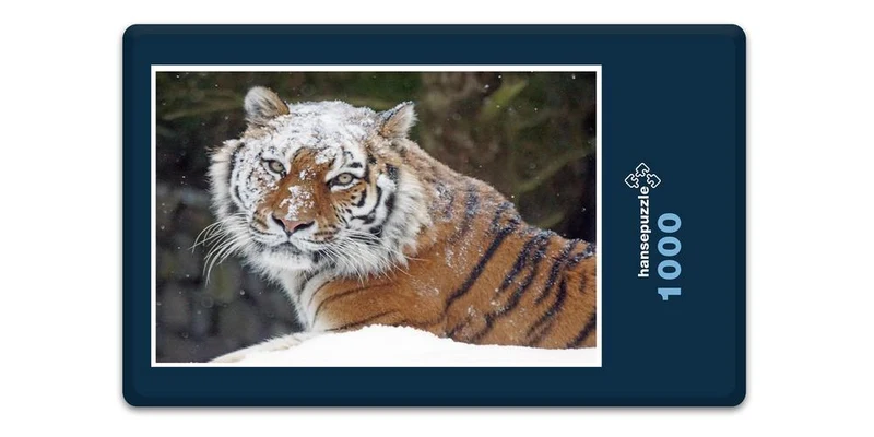 17109 Tierwelt - Schnee-Tiger Puzzle