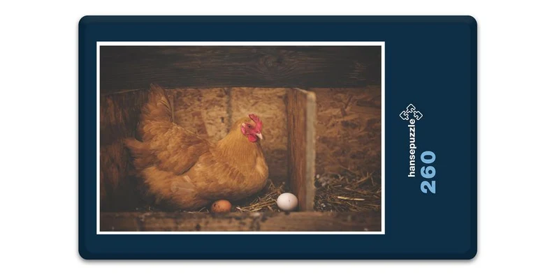 19022 Tierwelt - Henne mit Ei Puzzle