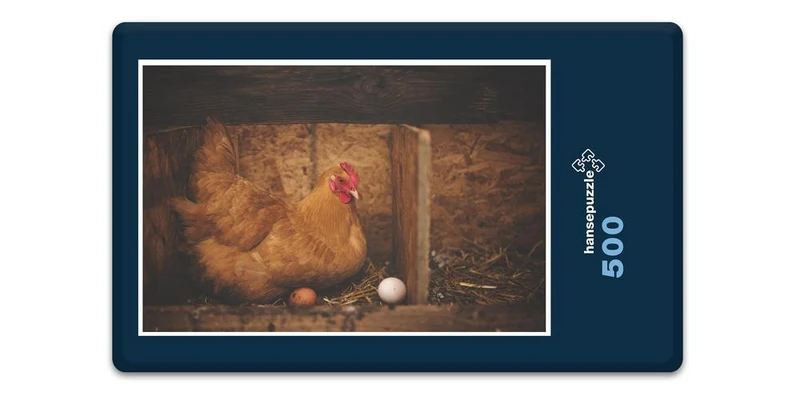 19022 Tierwelt - Henne mit Ei Puzzle