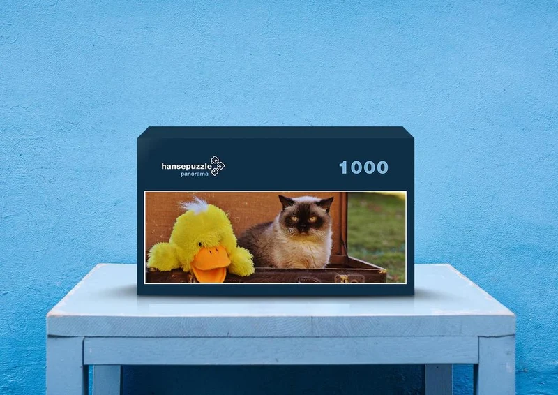 17058 Reisen - Katze im Koffer Puzzle