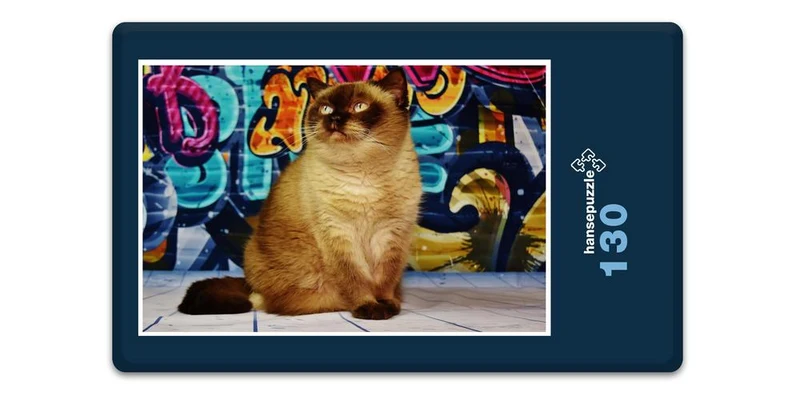 17106 Tierwelt - Katzen-Kunst Puzzle