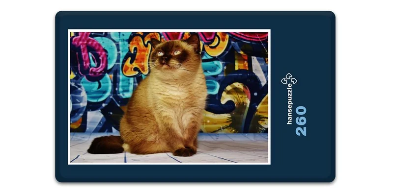 17106 Tierwelt - Katzen-Kunst Puzzle