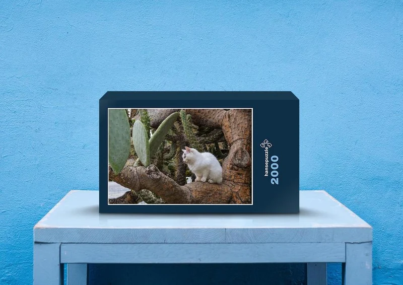 29343 Tierwelt - Katze im Kaktus Puzzle