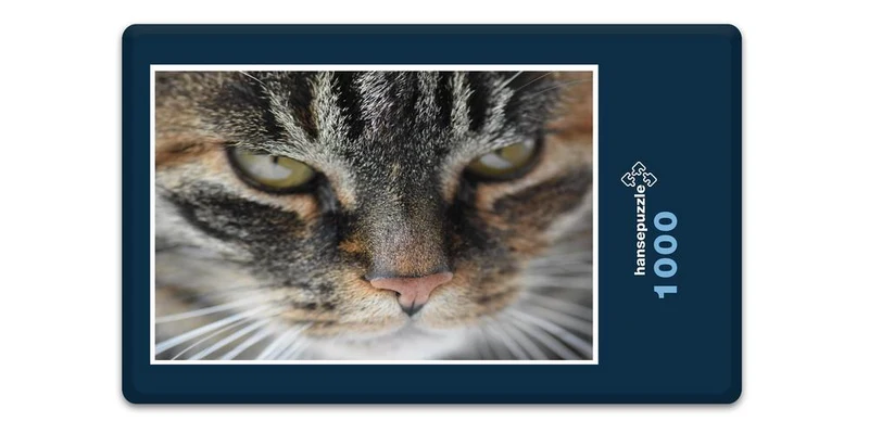 18047 Tierwelt - Katzen-Gesicht Puzzle