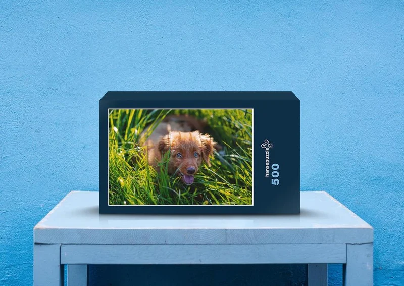 29333 Tierwelt - Hund im Gras Puzzle