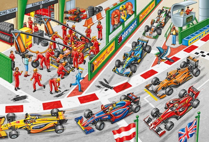 What Happens at a Car Race?, Frank Bayer