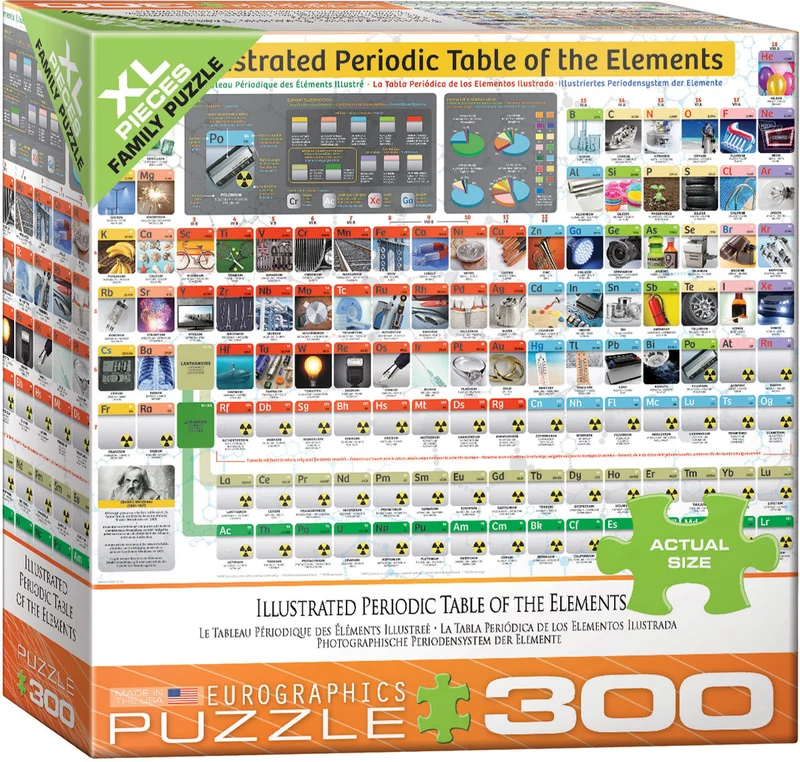 Illustrated Periodic Table of the Elements (300XLpcs)