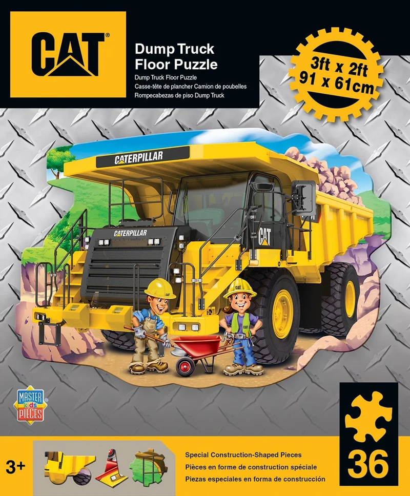 Dump Truck Floor Puzzle (Cat)