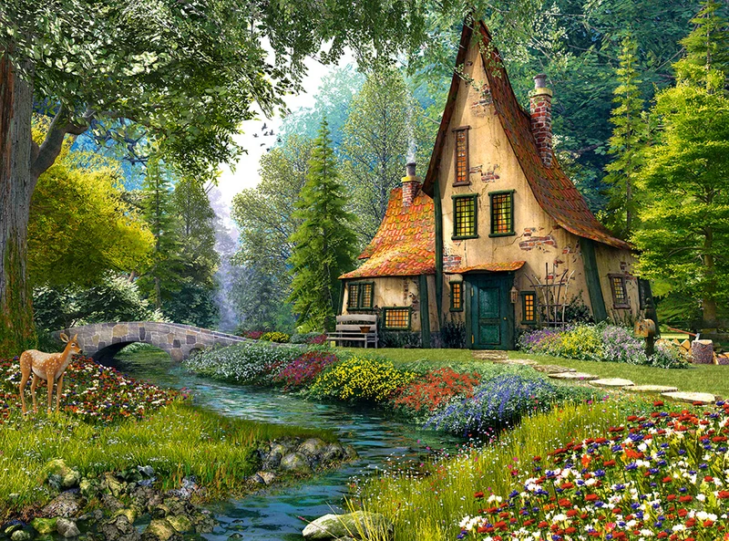 Toadstool Cottage, Dominic Davison (2000pcs)