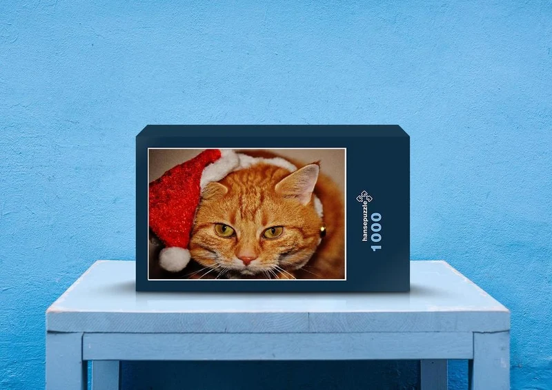 29214 Tierwelt - Weihnachts-Katze Puzzle