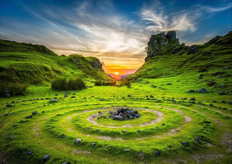 27123 Natur - Abenddämmerung Puzzle