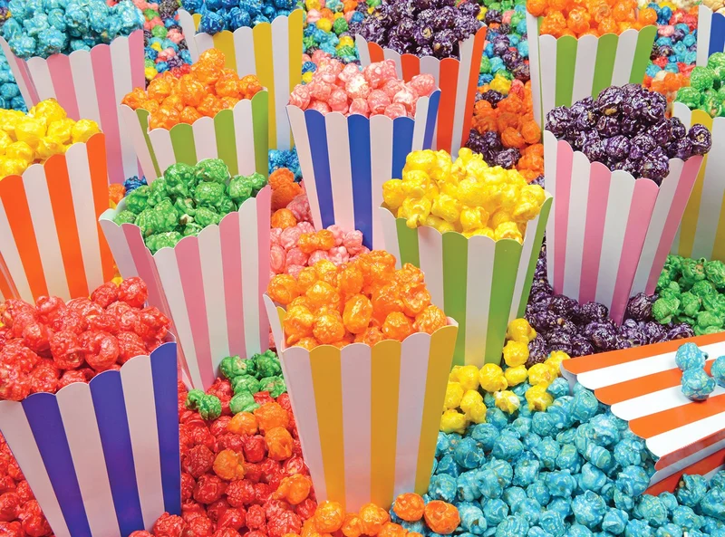 Popcorn Party - Yummy Puzzles