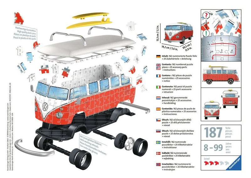 Ravensburger VW Bus T1 Campervan (3D Puzzle)
