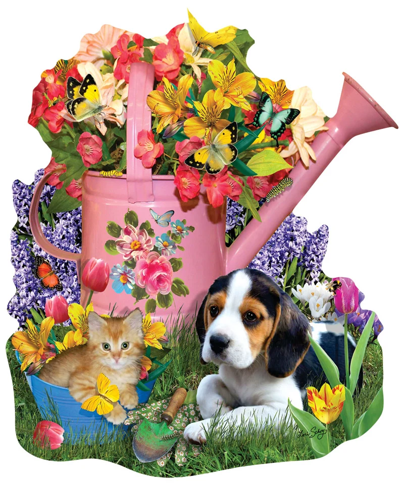 Spring Watering Can, Lori Schory (Shaped)