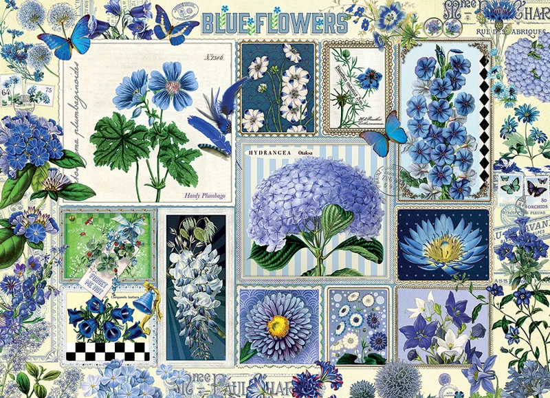Blue Flowers, Barbara Behr