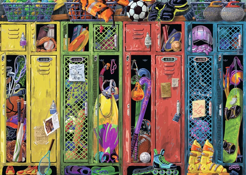 Ravensburger The Locker Room, Joseph Burgess