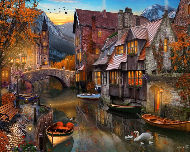 Autumn Canal, David Maclean