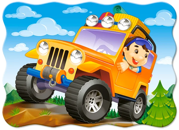 Off-Road Ride (Shaped Puzzle)
