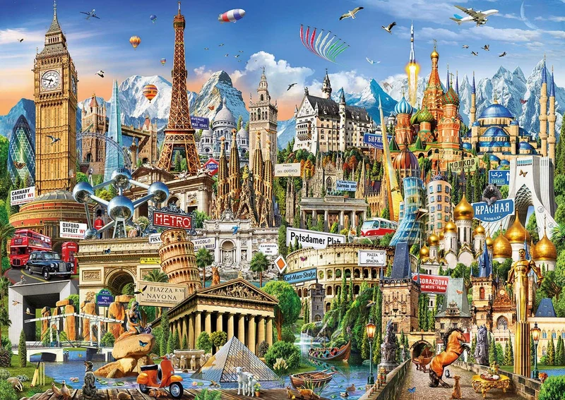 Europe Landmarks, Adrian Chesterman