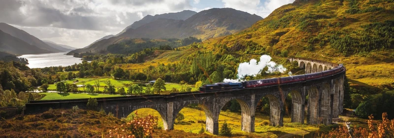 Glennfinnen Railway, Scotland (Panorama)