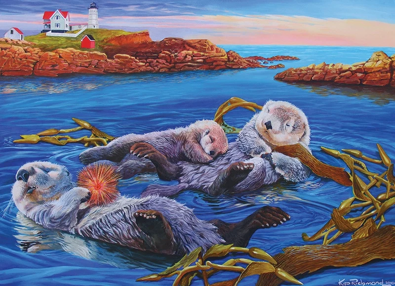 Sea Otter Family (Family Puzzle)