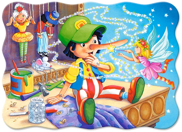 Pinocchio (Shaped Puzzle)