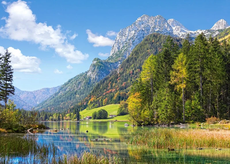 Mountain Refuge in the Alps