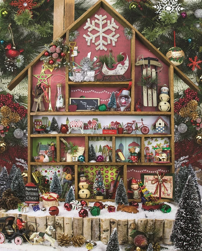 Christmas Country Home (Includes Holiday Ornament)