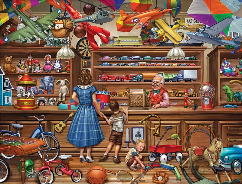 Vintage Toy Shop, Sergio Botero