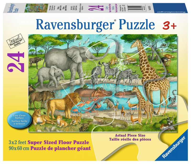 Ravensburger Watering Hole Delight, Ingrid Slyder (Floor Puzzle)