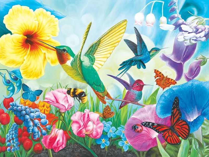 Hummingbird Garden, Corinne Ferguson