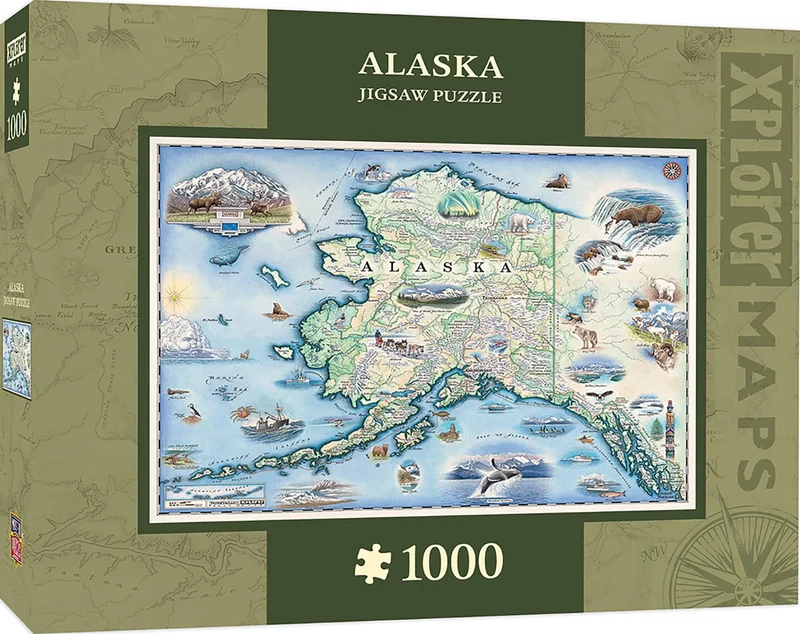 Alaska State Map - Xplorer Maps