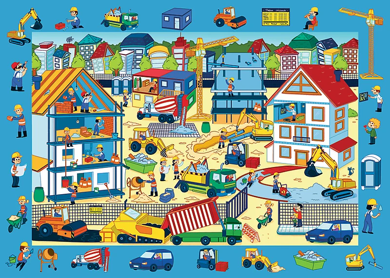 Visit the Construction Site - Observation Puzzle