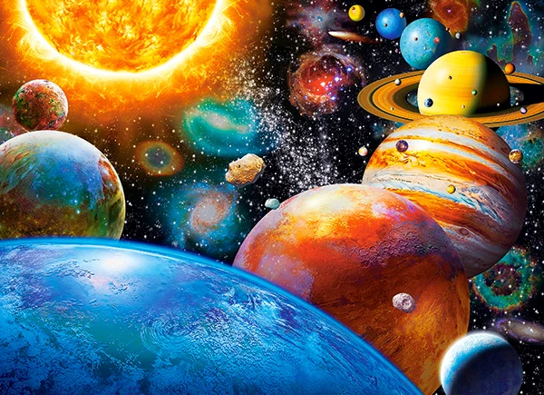 Planets and their Moons, Adrian Chesterman