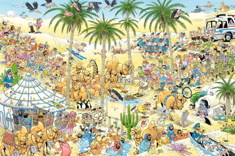 The Oasis, Jan van Haasteren (1500pcs)
