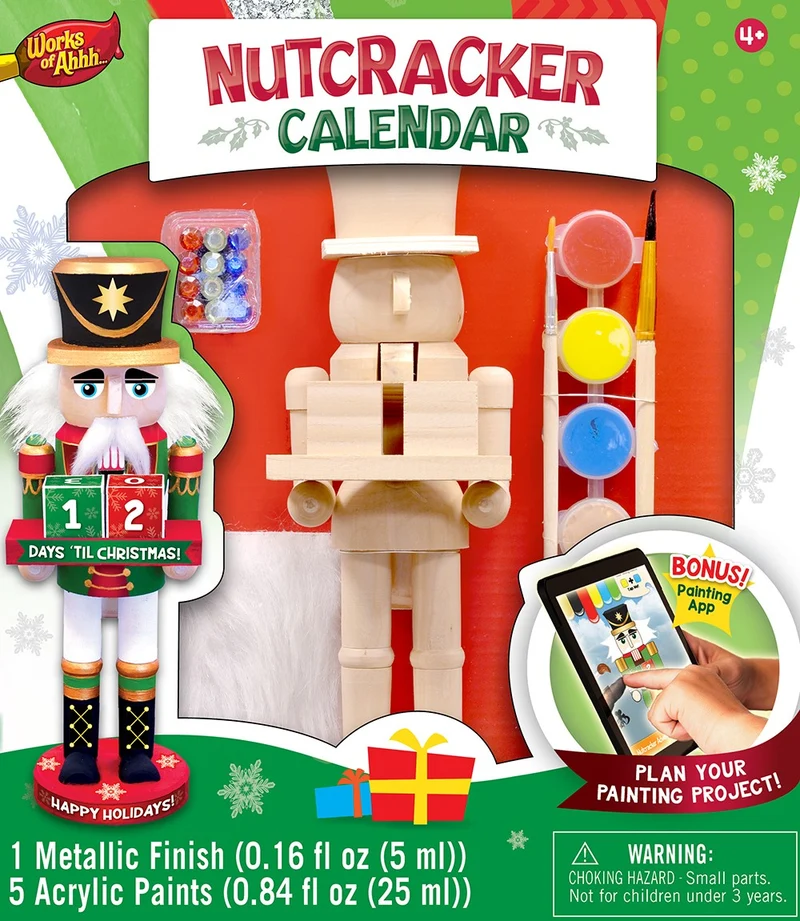 Nutcracker Calendar, Paint Your Own