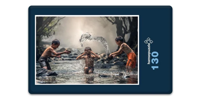 17100 Reisen - Kinder im Fluss Puzzle