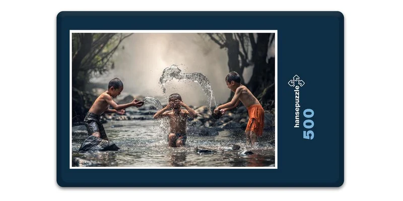 17100 Reisen - Kinder im Fluss Puzzle