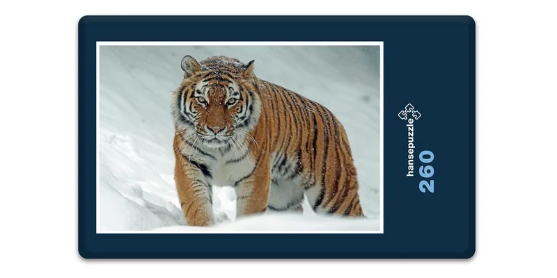 17111 Tierwelt - Tiger im Schnee Puzzle