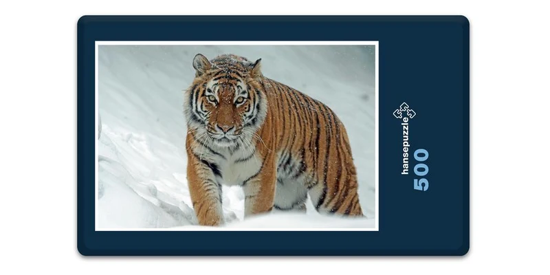 17111 Tierwelt - Tiger im Schnee Puzzle
