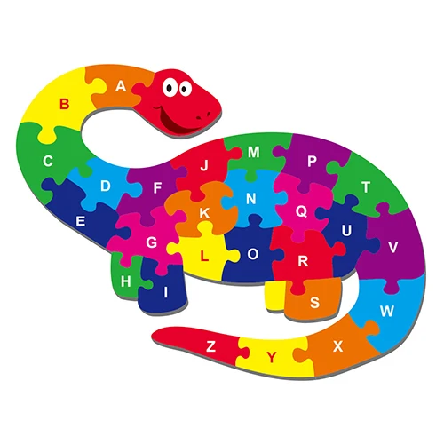 Giant ABC Dinosaur Shaped Floor Puzzle