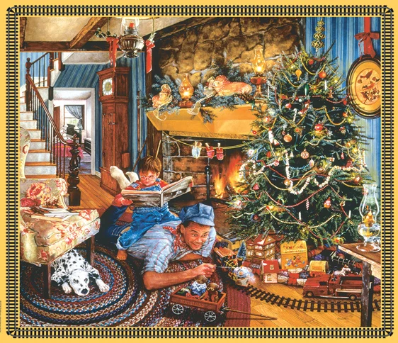 Christmas Train, Susan Brabeau