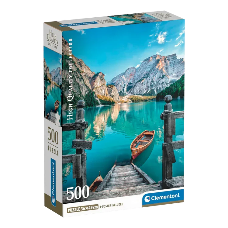 Braies Lake, Italy (Lac de Braies) (500pcs)